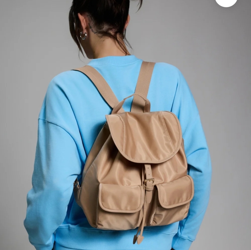 FIRM PRICE Year of Ours Taupe Nylon Backpack